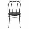 Victor Resin Outdoor Chair Black - Front - Victor Resin Outdoor Chair Black - Front