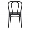 Victor Resin Outdoor Chair Black - Front