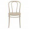 Victor Resin Outdoor Chair Taupe - Front