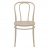 Victor Resin Outdoor Chair Taupe - Front