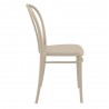 Victor Resin Outdoor Chair Taupe - Side Angle
