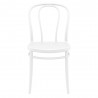 Victor Resin Outdoor Chair White - Front
