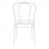 Victor Resin Outdoor Chair White - Front