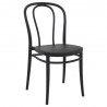 Compamia Victor Patio Dining Chairs in Black - Angled