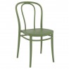 Compamia Victor Patio Dining Chairs in Olive Green - Angled