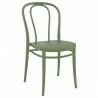 Compamia Victor Patio Dining Chairs in Olive Green - Angled - Compamia Victor Patio Dining Chairs in Olive Green - Angled