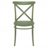 Cross Resin Outdoor Chair Olive Green - Front 