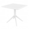 Cross XL Patio Dining Table - White