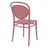 Compamia Marcel Resin Outdoor Chair Marsala - Back Angled