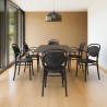 Marcel XL Resin Outdoor Arm Chair Black - Lifestyle 2