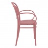 Compamia Marcel XL Resin Outdoor Arm Chair Marsala - Side