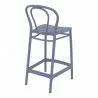 Victor Counter Stool Dark Gray - Back Angle - Victor Counter Stool Dark Gray - Back Angle