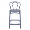 Victor Counter Stool Dark Gray - Front