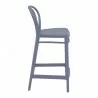 Victor Counter Stool Dark Gray - Side - Victor Counter Stool Dark Gray - Side