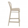 Victor Counter Stool Taupe - Side