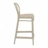 Victor Counter Stool Taupe - Side - Victor Counter Stool Taupe - Side