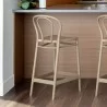 Victor Counter Stool Taupe - Back Lifestyle - Victor Counter Stool Taupe - Back Lifestyle