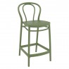 Victor Counter Stool Olive Green - Angled