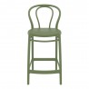 Victor Counter Stool Olive Green - Front