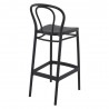 Victor Bar Stool Black - Back Angled