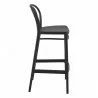 Victor Bar Stool Black - Side Angle - Victor Bar Stool Black - Side Angle