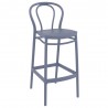 Victor Bar Stool Dark Gray - Angled