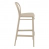 Victor Bar Stool Taupe - Side