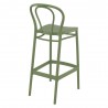 Victor Bar Stool Olive Green - Back Angle