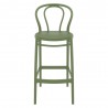 Victor Bar Stool Olive Green - Front