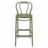 Victor Bar Stool Olive Green - Front