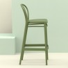 Victor Bar Stool Olive Green - Side Lifestyle