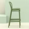 Victor Bar Stool Olive Green - Side Lifestyle - Victor Bar Stool Olive Green - Side Lifestyle