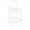 Victor Bar Stool White - Angled