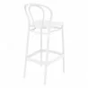 Victor Bar Stool White - Back - Victor Bar Stool White - Back