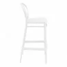 Victor Bar Stool White - Side Angle - Victor Bar Stool White - Side Angle