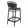 Marcel Counter Stool Black - Back Angled - Marcel Counter Stool Black - Back Angled