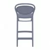 Marcel Counter Stool Dark Gray - Back - Marcel Counter Stool Dark Gray - Back