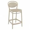 Marcel Counter Stool Taupe - Angled - Marcel Counter Stool Taupe - Angled