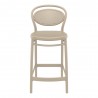 Marcel Counter Stool Taupe - Front