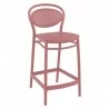 Marcel Counter Stool in Marsala - Angled View - Marcel Counter Stool in Marsala - Angled View