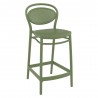 Marcel Counter Stool Olive Green - Angled