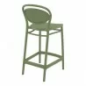 Marcel Counter Stool Olive Green - Back Angle - Marcel Counter Stool Olive Green - Back Angle