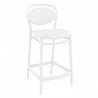 Marcel Counter Stool White - Angled - Marcel Counter Stool White - Angled