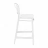 Marcel Counter Stool White - Side - Marcel Counter Stool White - Side