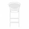 Marcel Counter Stool White - Back - Marcel Counter Stool White - Back