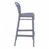 Marcel Bar Stool Dark Gray - Side - Marcel Bar Stool Dark Gray - Side