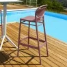 Marcel Bar Stool in Marsala - Lifestyle Back Angled - Marcel Bar Stool in Marsala - Lifestyle Back Angled