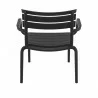 Compamia Paris Outdoor Club Lounge Chair BLK - Compamia Paris Outdoor Club Lounge Chair BLK