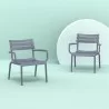 Compamia Paris Outdoor Club Lounge Chair DGR - Compamia Paris Outdoor Club Lounge Chair DGR