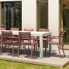 Compamia Paris Resin Outdoor Arm Chair In Marsala - Lifestyle 7 - Compamia Paris Resin Outdoor Arm Chair In Marsala - Lifestyle 7